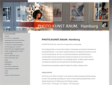 Tablet Screenshot of photokunstraum-hamburg.com